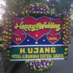 bunga papan happy wedding type A (3)